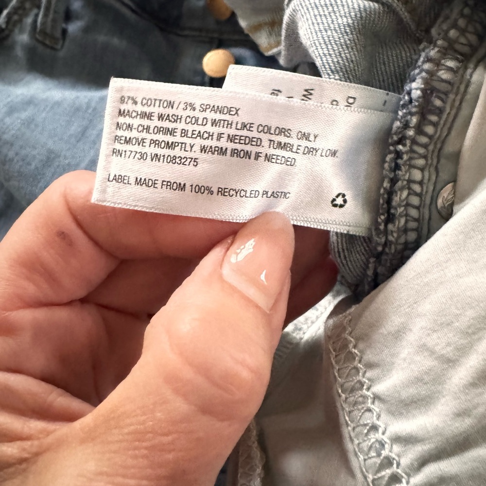 Universal Thread Denim Button Fly High Rise Skinn… - image 6